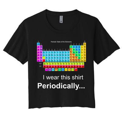 Wear This Periodically Periodic Table Of Elements Crop Top