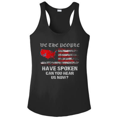 We The People Have Spoken Map Of 2024 Election Results Maga Ladies PosiCharge Competitor Racerback Tank