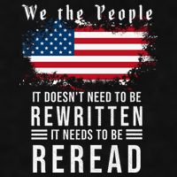 We The People I't Doesn't Need To Be Rewritten I't Needs To Be Reread Ladies PosiCharge Tri-Blend Wicking Tank