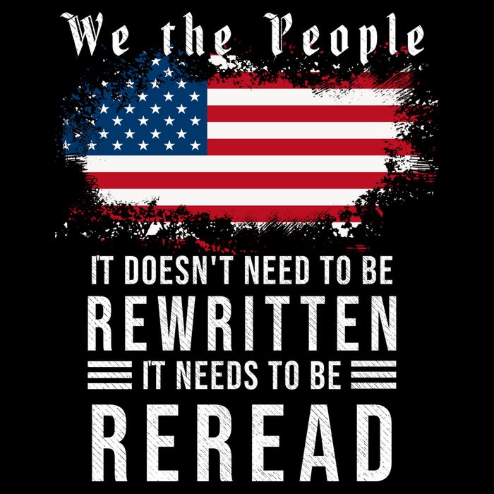 We The People I't Doesn't Need To Be Rewritten I't Needs To Be Reread T-Shirt