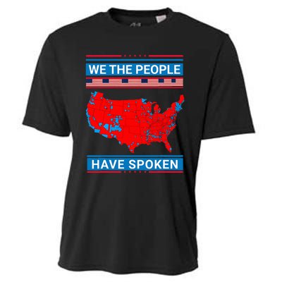 We The People Have Spoken Map Of 2024 Election Results Cooling Performance Crew T-Shirt