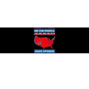 We The People Have Spoken Map Of 2024 Election Results Bumper Sticker