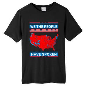 We The People Have Spoken Map Of 2024 Election Results Tall Fusion ChromaSoft Performance T-Shirt