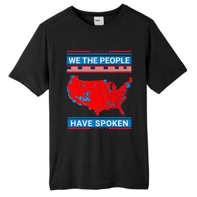 We The People Have Spoken Map Of 2024 Election Results Tall Fusion ChromaSoft Performance T-Shirt