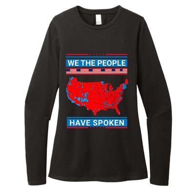 We The People Have Spoken Map Of 2024 Election Results Womens CVC Long Sleeve Shirt