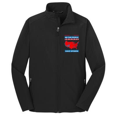 We The People Have Spoken Map Of 2024 Election Results Core Soft Shell Jacket