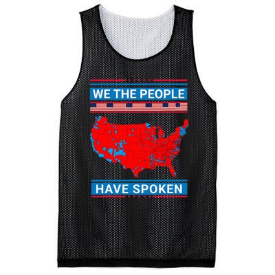 We The People Have Spoken Map Of 2024 Election Results Mesh Reversible Basketball Jersey Tank