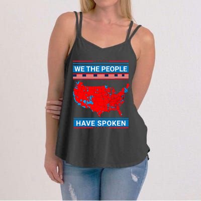 We The People Have Spoken Map Of 2024 Election Results Women's Strappy Tank