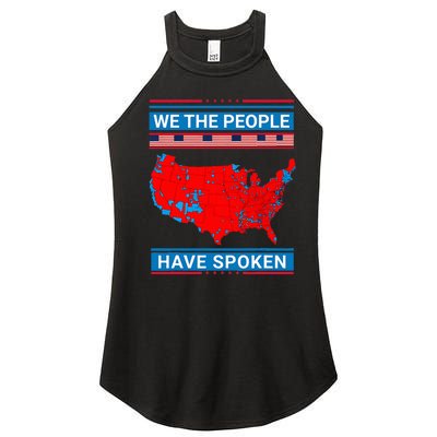 We The People Have Spoken Map Of 2024 Election Results Women's Perfect Tri Rocker Tank