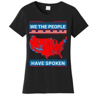 We The People Have Spoken Map Of 2024 Election Results Women's T-Shirt