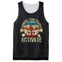 Wonder Twin Powers Activate Twins Brother Sister Sibling Mesh Reversible Basketball Jersey Tank