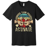 Wonder Twin Powers Activate Twins Brother Sister Sibling Premium T-Shirt