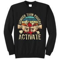 Wonder Twin Powers Activate Twins Brother Sister Sibling Tall Sweatshirt