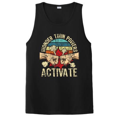 Wonder Twin Powers Activate Twins Brother Sister Sibling PosiCharge Competitor Tank