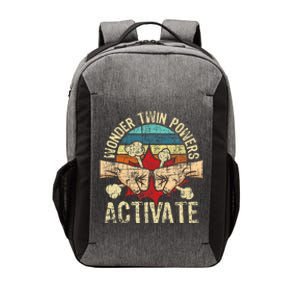 Wonder Twin Powers Activate Twins Brother Sister Sibling Vector Backpack