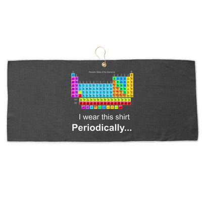 Wear This Periodically Periodic Table Of Elements Large Microfiber Waffle Golf Towel