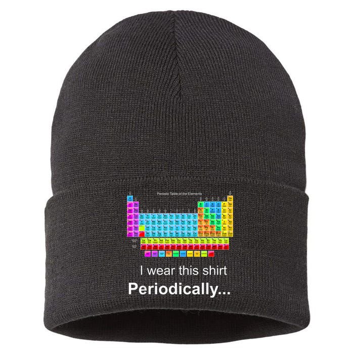 Wear This Periodically Periodic Table Of Elements Sustainable Knit Beanie