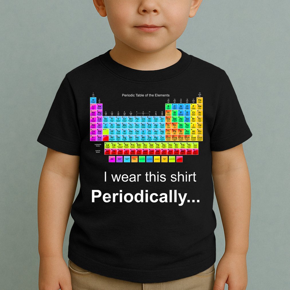 Wear This Periodically Periodic Table Of Elements Toddler T-Shirt