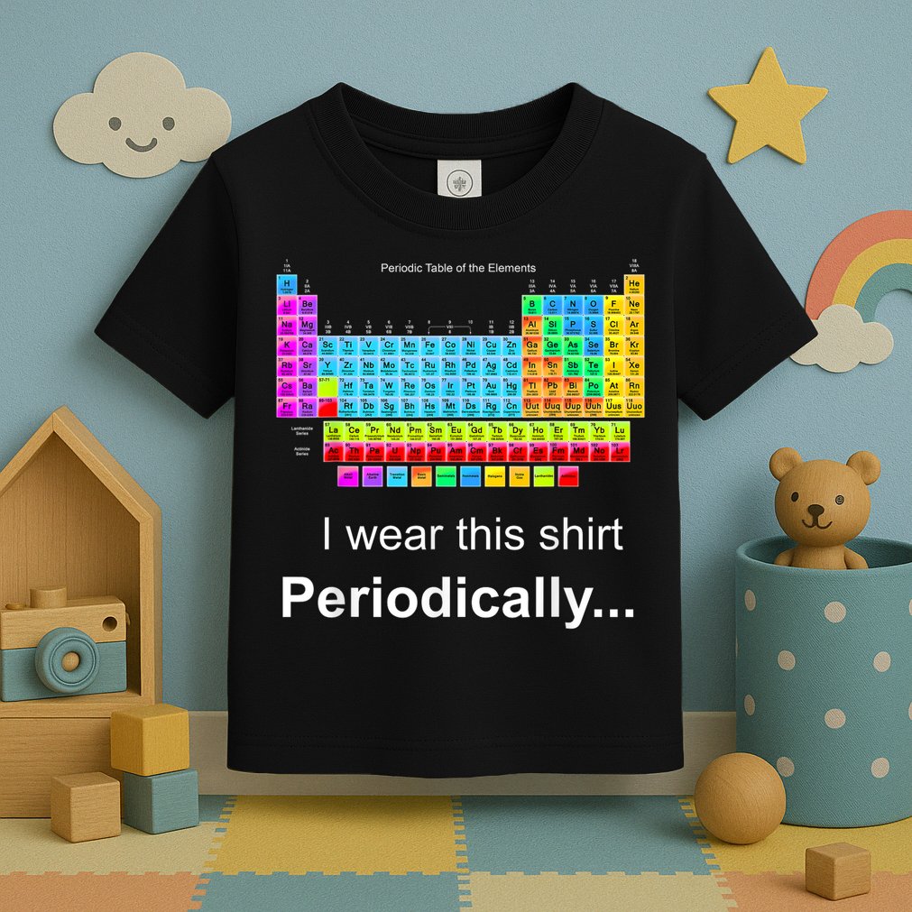 Wear This Periodically Periodic Table Of Elements Toddler T-Shirt