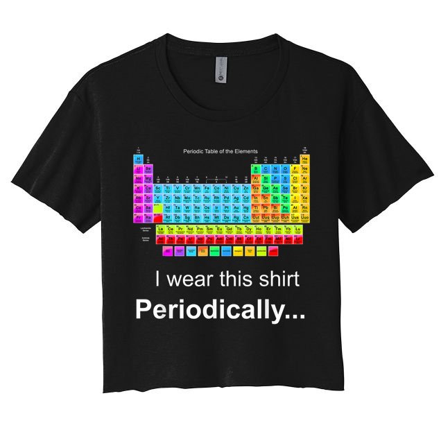 Wear This Periodically Periodic Table Of Elements Crop Top
