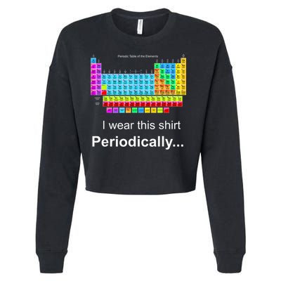Wear This Periodically Periodic Table Of Elements Cropped Pullover Crew