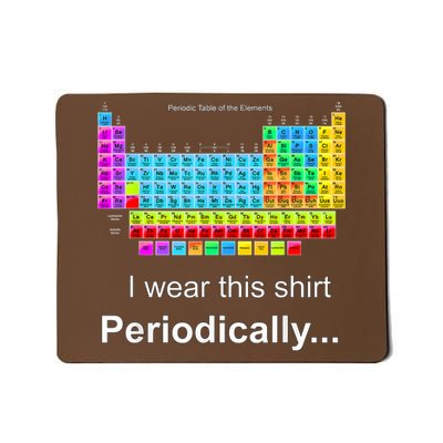 Wear This Periodically Periodic Table Of Elements Mousepad