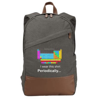 Wear This Periodically Periodic Table Of Elements Cotton Canvas Backpack