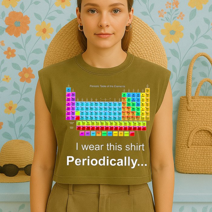 Wear This Periodically Periodic Table Of Elements Garment-Dyed Women's Muscle Tee