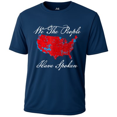 We The People Have Spoken Map Of 2024 Election Results Cooling Performance Crew T-Shirt