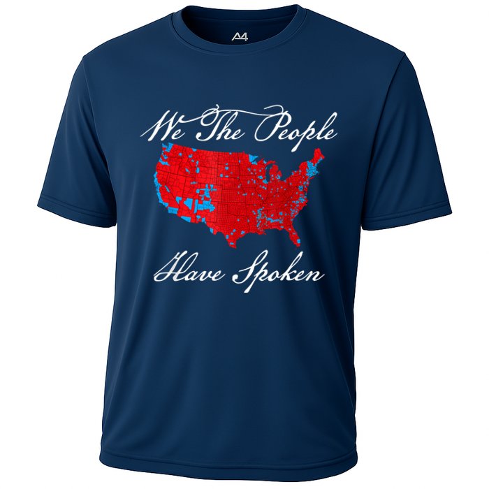 We The People Have Spoken Map Of 2024 Election Results Cooling Performance Crew T-Shirt