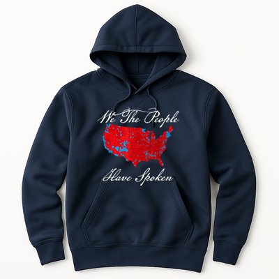 We The People Have Spoken Map Of 2024 Election Results Hoodie