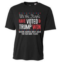 We The People Have Voted And Trump Won Maga For 4 More Years Cooling Performance Crew T-Shirt