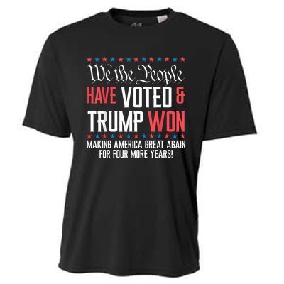 We The People Have Voted And Trump Won Maga For 4 More Years Cooling Performance Crew T-Shirt