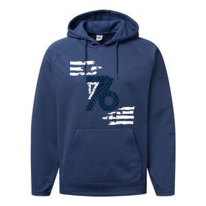 We The People 1776 American Flag Performance Fleece Hoodie