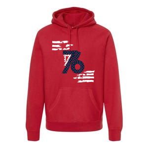 We The People 1776 American Flag Premium Hoodie