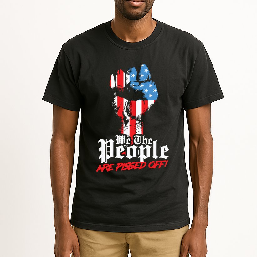 We The People Are Pissed Off Trump MAGA Constitution Gift Tall T-Shirt