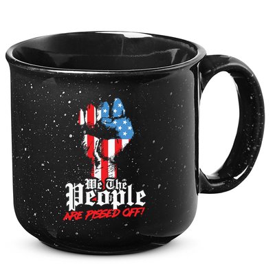 We The People Are Pissed Off Trump MAGA Constitution Gift 15oz Campfire Ceramic Mug