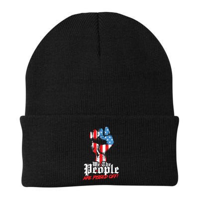 We The People Are Pissed Off Trump MAGA Constitution Gift Beanie
