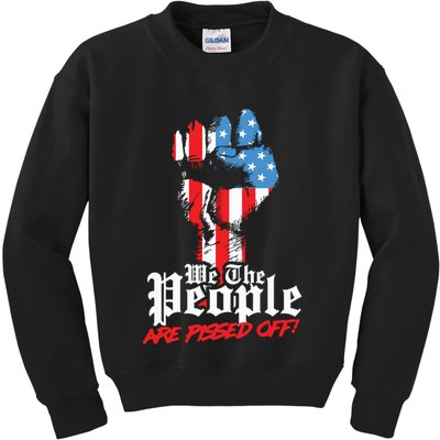 We The People Are Pissed Off Trump MAGA Constitution Gift Kids Sweatshirt