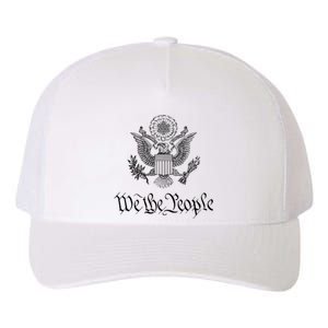 WE THE PEOPLE AMERICAN BALD EAGLE SEAL FLAG US CONSTITUTION Yupoong Adult 5-Panel Trucker Hat