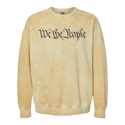 We The People Constitution Bill Of Rights American Colorblast Crewneck Sweatshirt