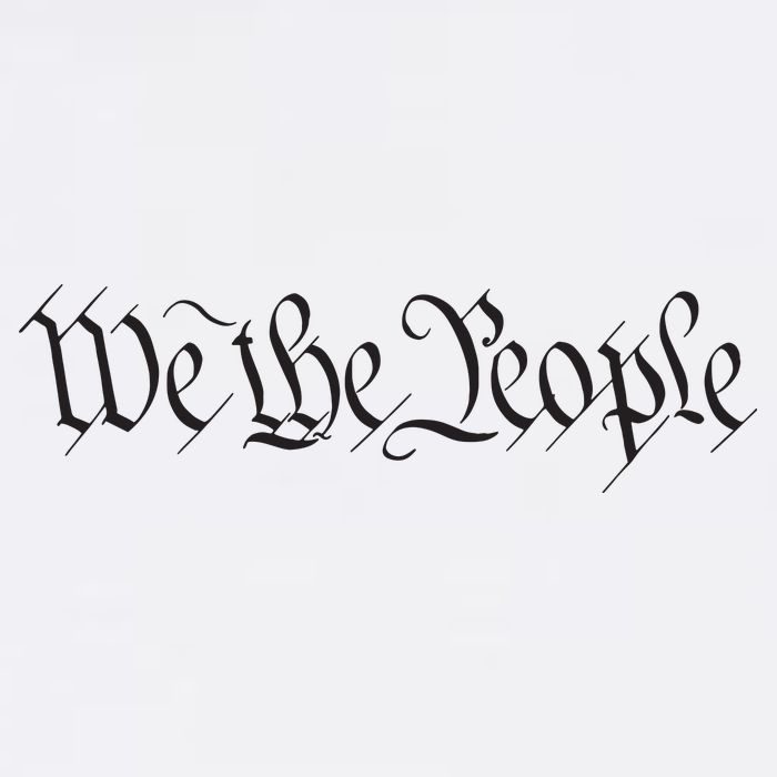 We The People Constitution Bill Of Rights American Button