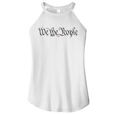 We The People Constitution Bill Of Rights American Women's Perfect Tri Rocker Tank
