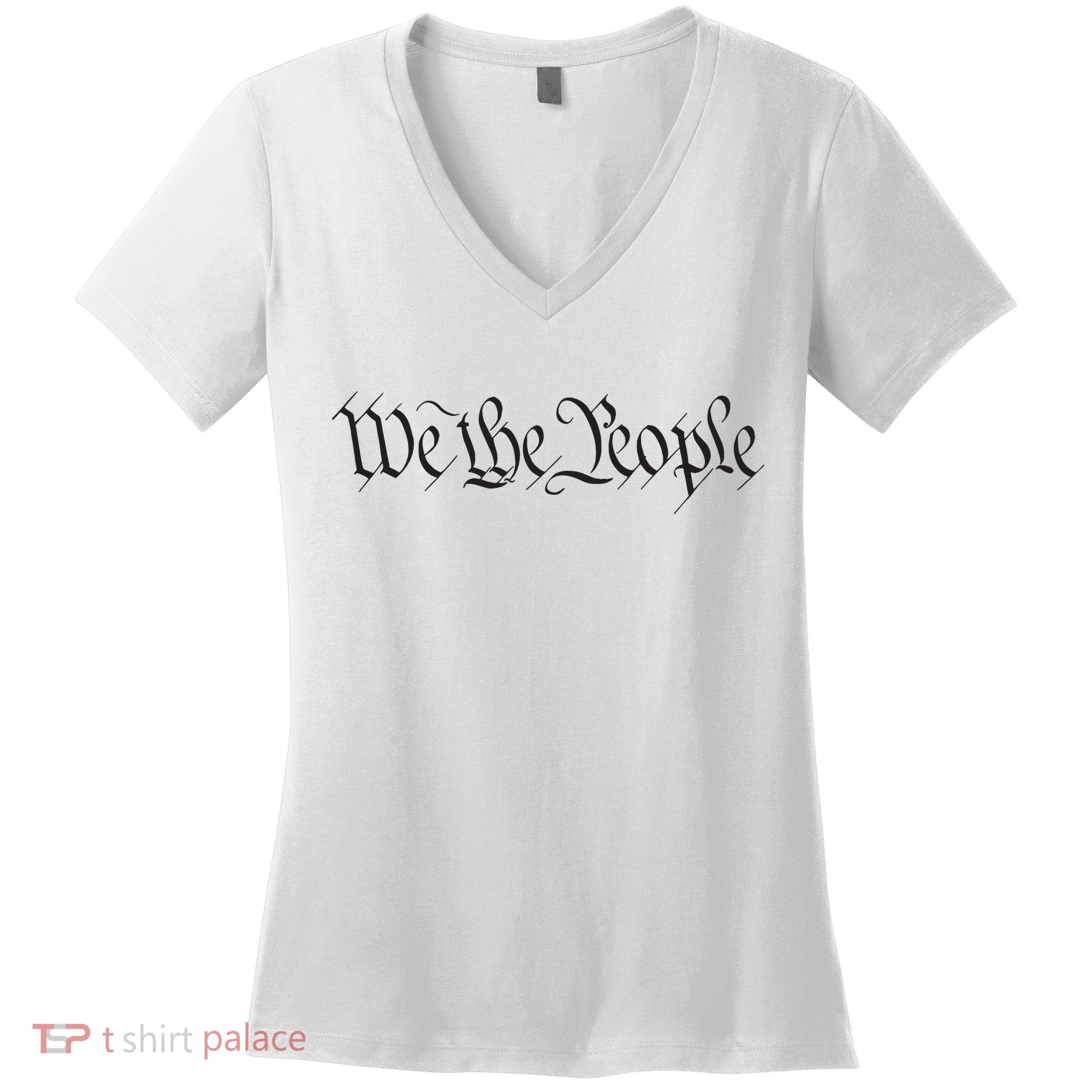 We The People Constitution Bill Of Rights American Women's V-Neck T-Shirt