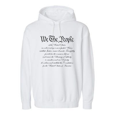 We The People Constitution American Patriot We The People Garment-Dyed Fleece Hoodie