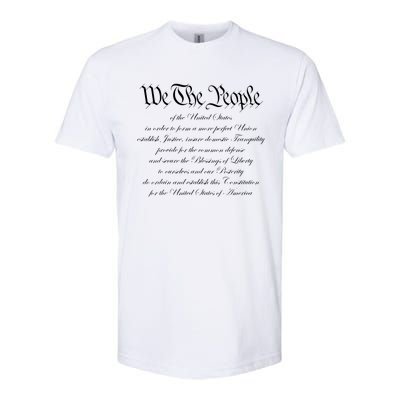 We The People Constitution American Patriot We The People Softstyle CVC T-Shirt