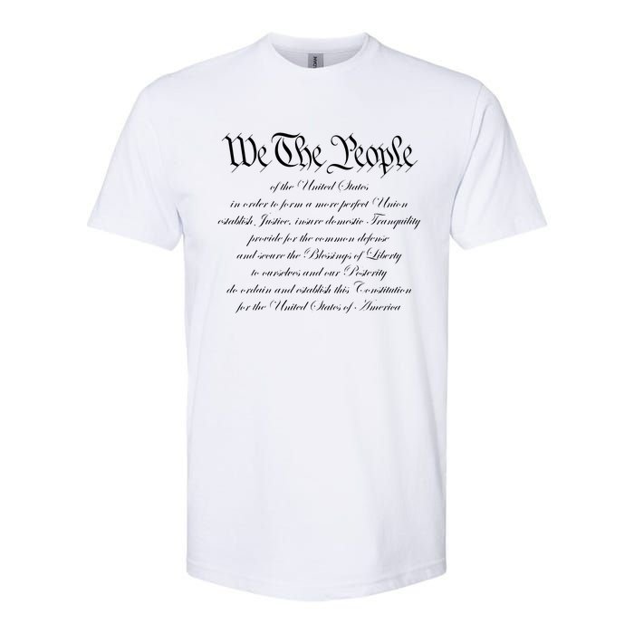 We The People Constitution American Patriot We The People Softstyle CVC T-Shirt