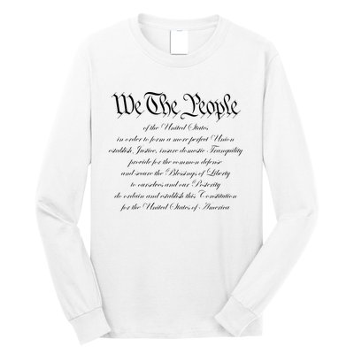 We The People Constitution American Patriot We The People Long Sleeve Shirt