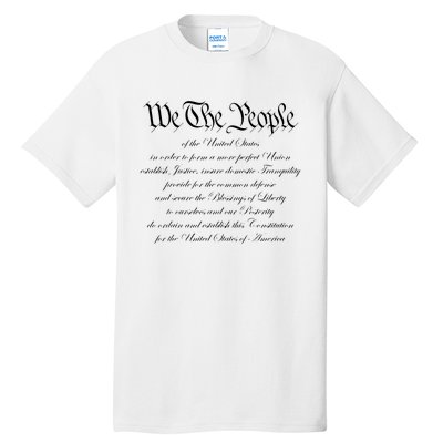 We The People Constitution American Patriot We The People Tall T-Shirt