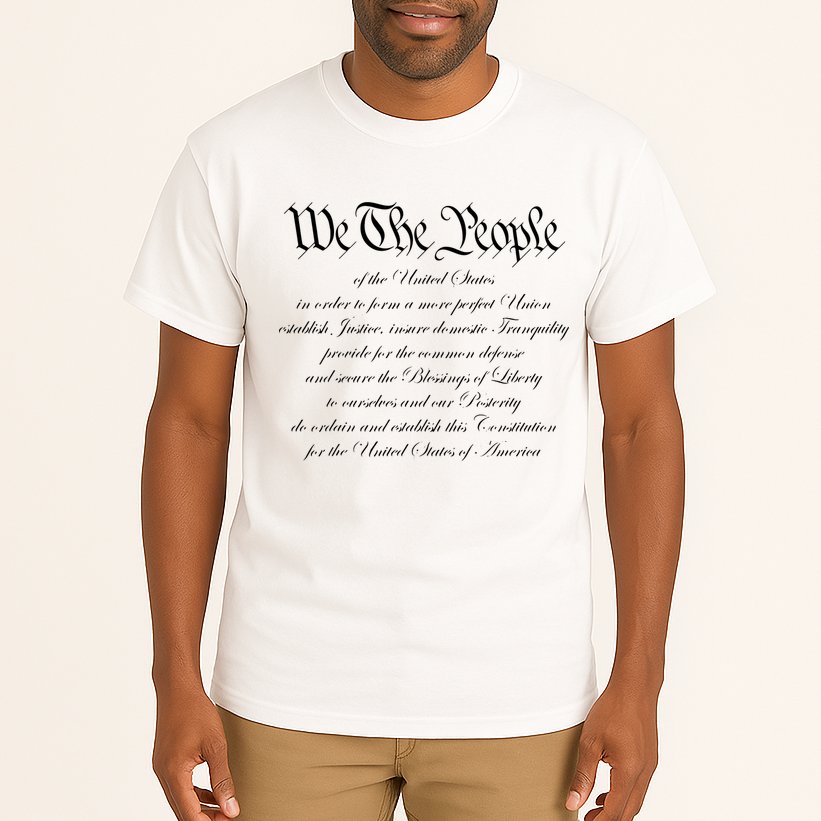 We The People Constitution American Patriot We The People Tall T-Shirt